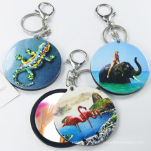 creative custom printing animal keychain manufacturer,cute girl pendant keychain gift key chain